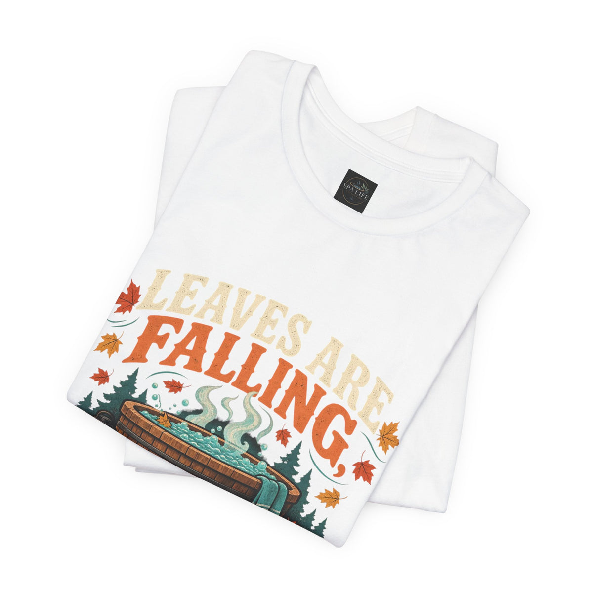 Leaves are Falling - Jets are calling - Fall Hot Tub Shirt