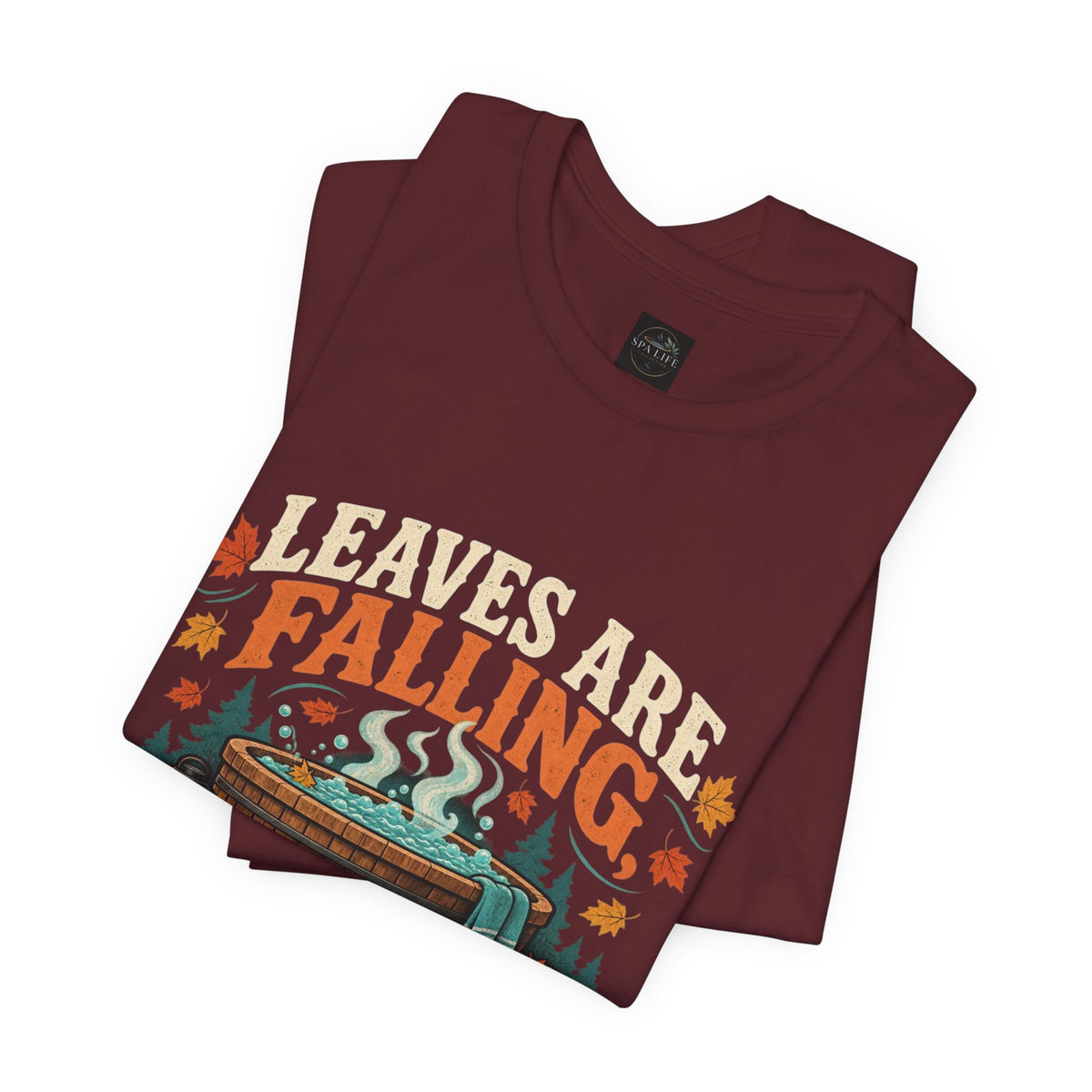 Leaves are Falling - Jets are calling - Fall Hot Tub Shirt
