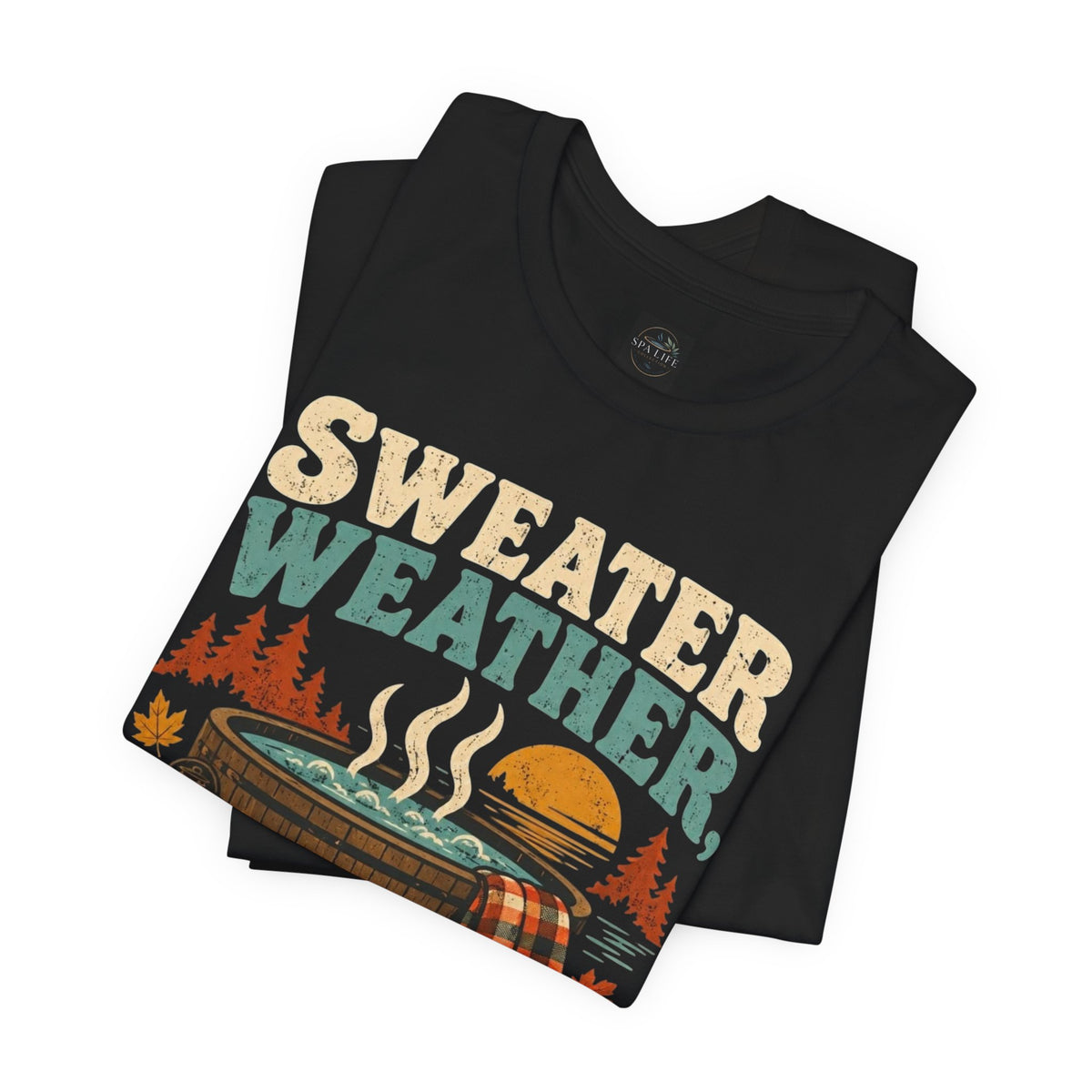 Copy of Pumpkin Spice Hot Tub Nights Tee — Fall Hot Tub Shirt