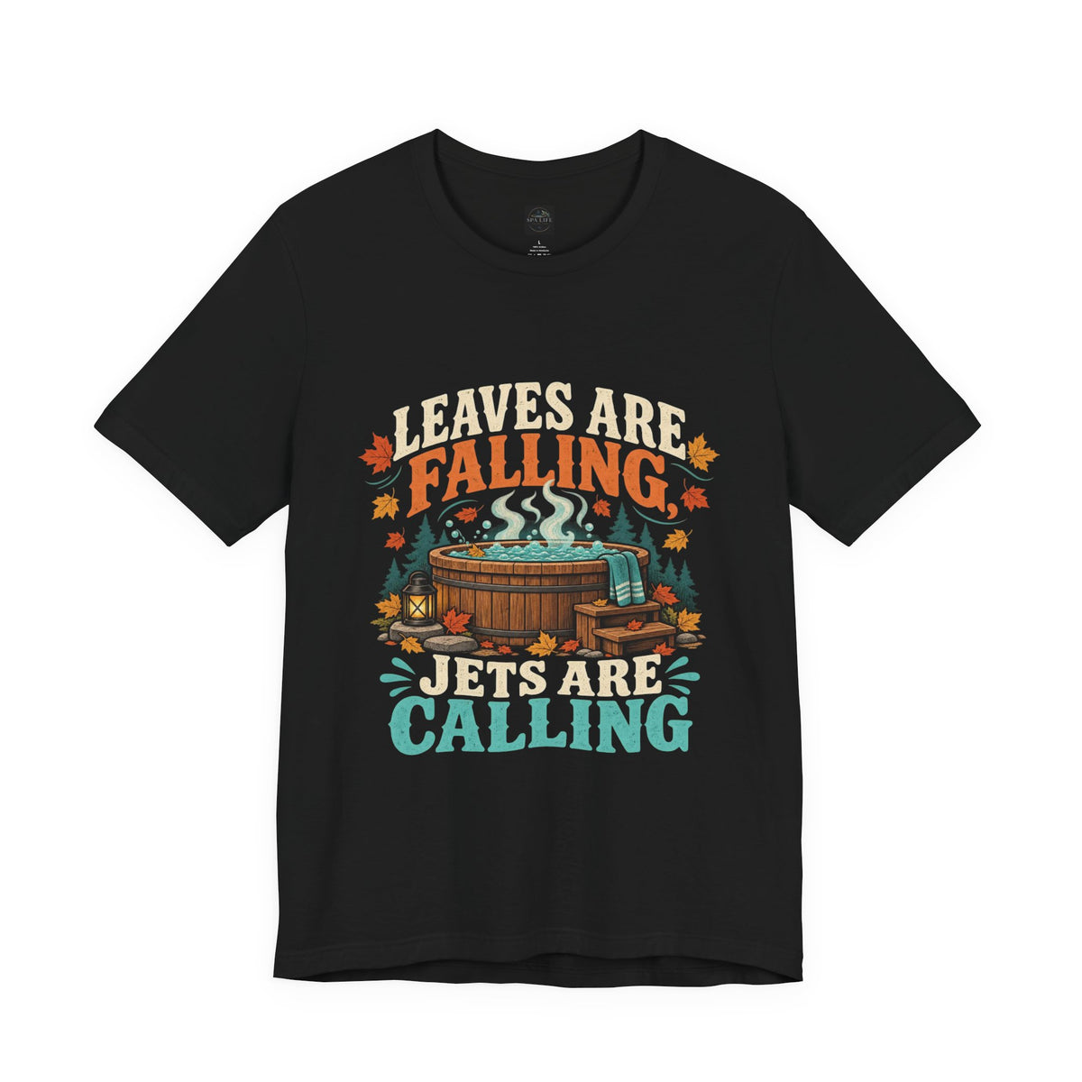 Leaves are Falling - Jets are calling - Fall Hot Tub Shirt