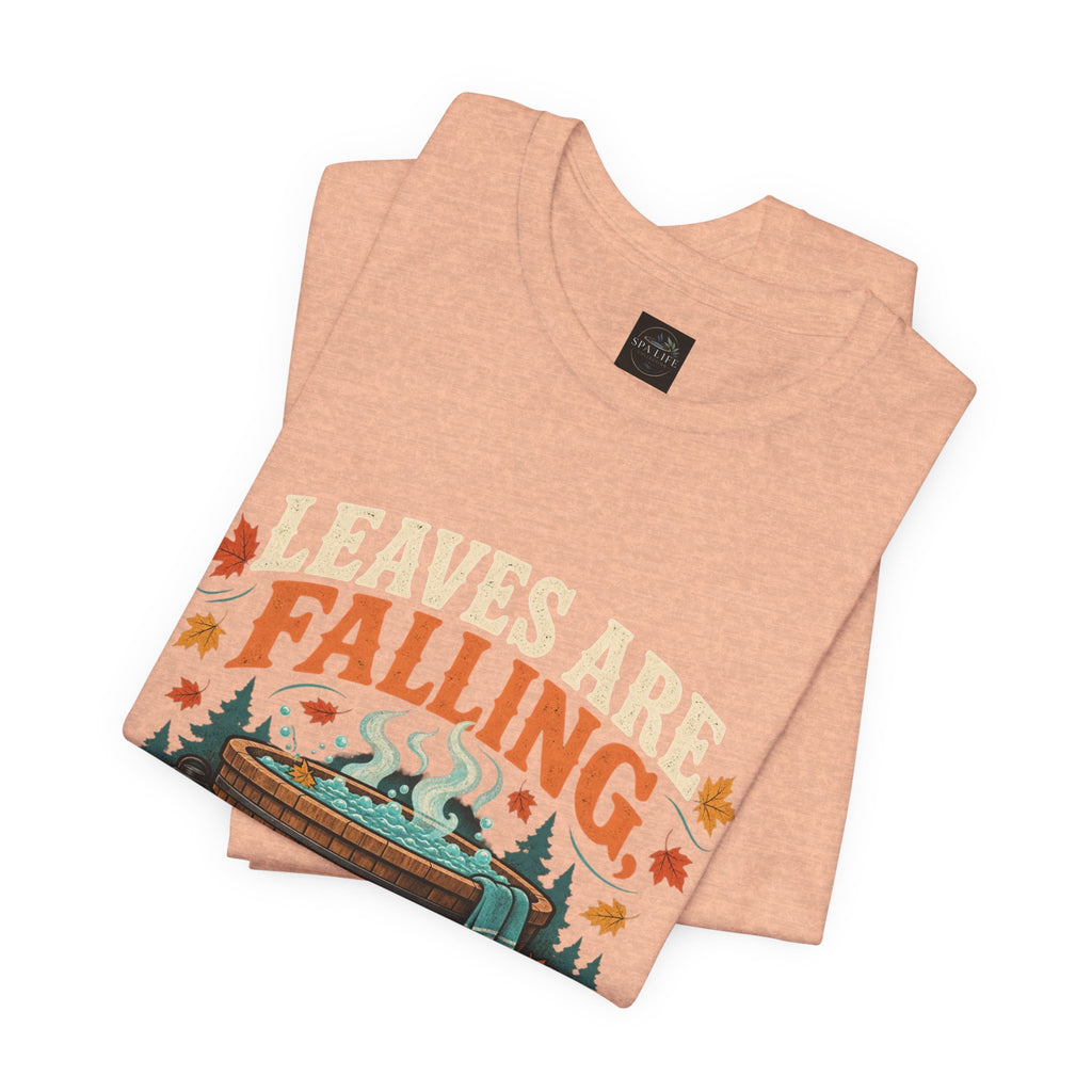 Leaves are Falling - Jets are calling - Fall Hot Tub Shirt