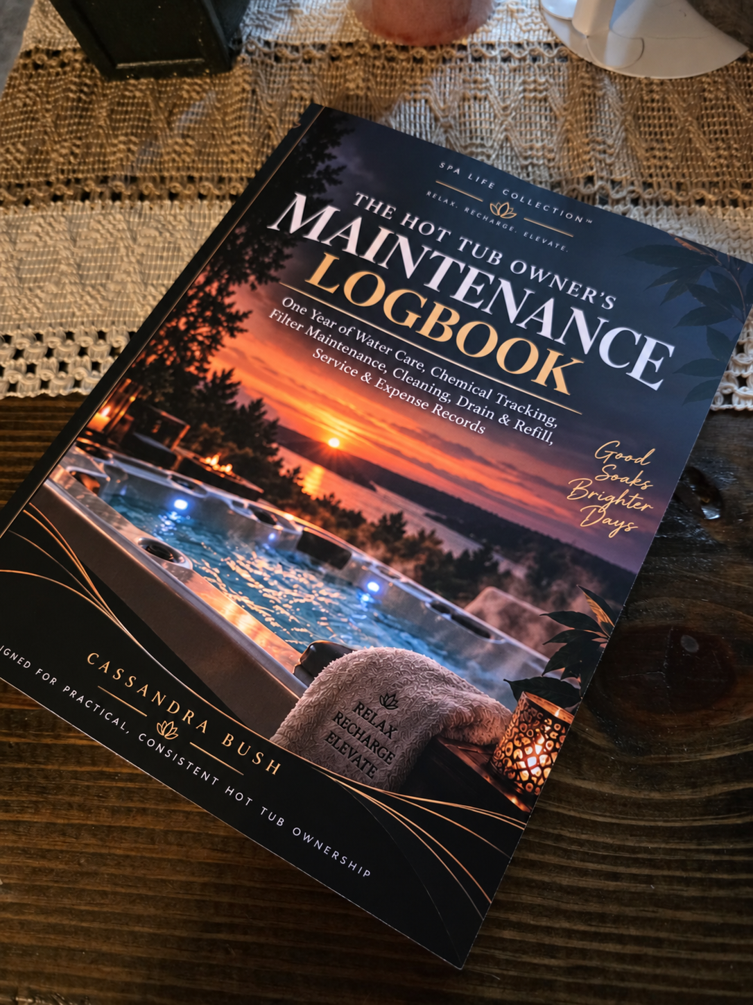 The Hot Tub Owner's Maintenance Logbook by Cassandra Bush